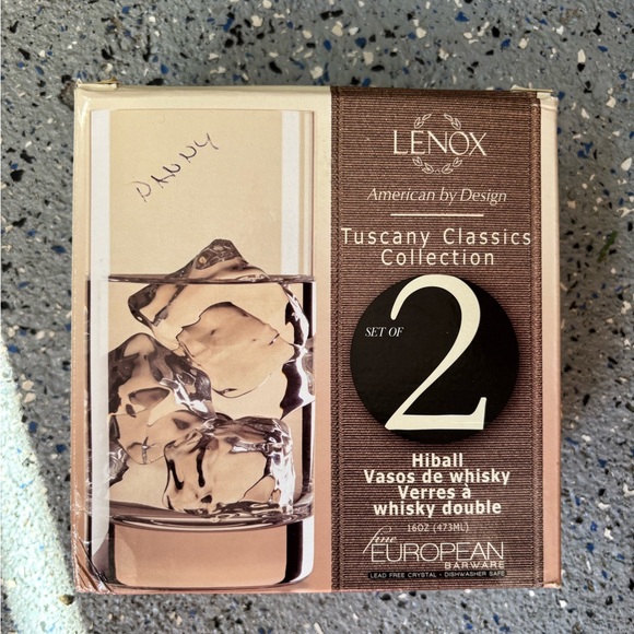 Lenox Tuscany Classics Whiskey Glasses Set